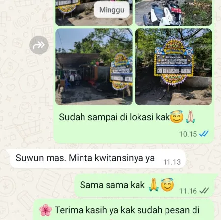 Pengiriman Papan Bunga Duka Dawe